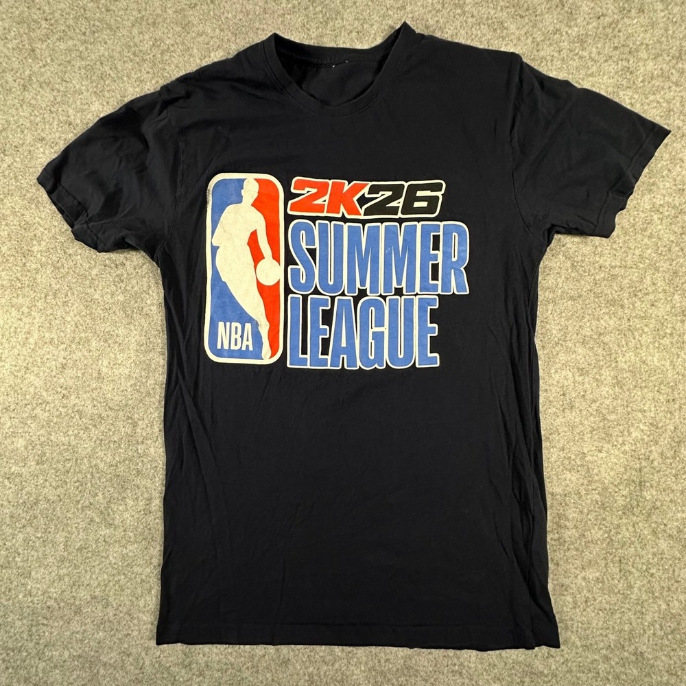 NBA Summer League T-Shirt Mens Medium Black 2K26 Las Vegas Graphic